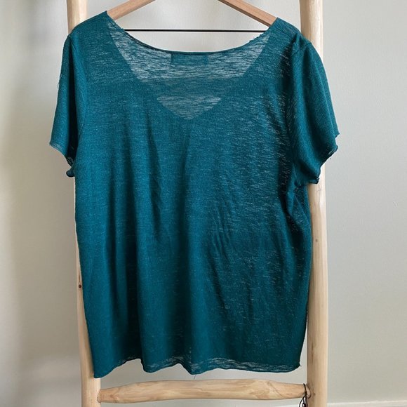 Project Social T Original Textured V-Neck Tee Sz Medium - Picture 4 of 5